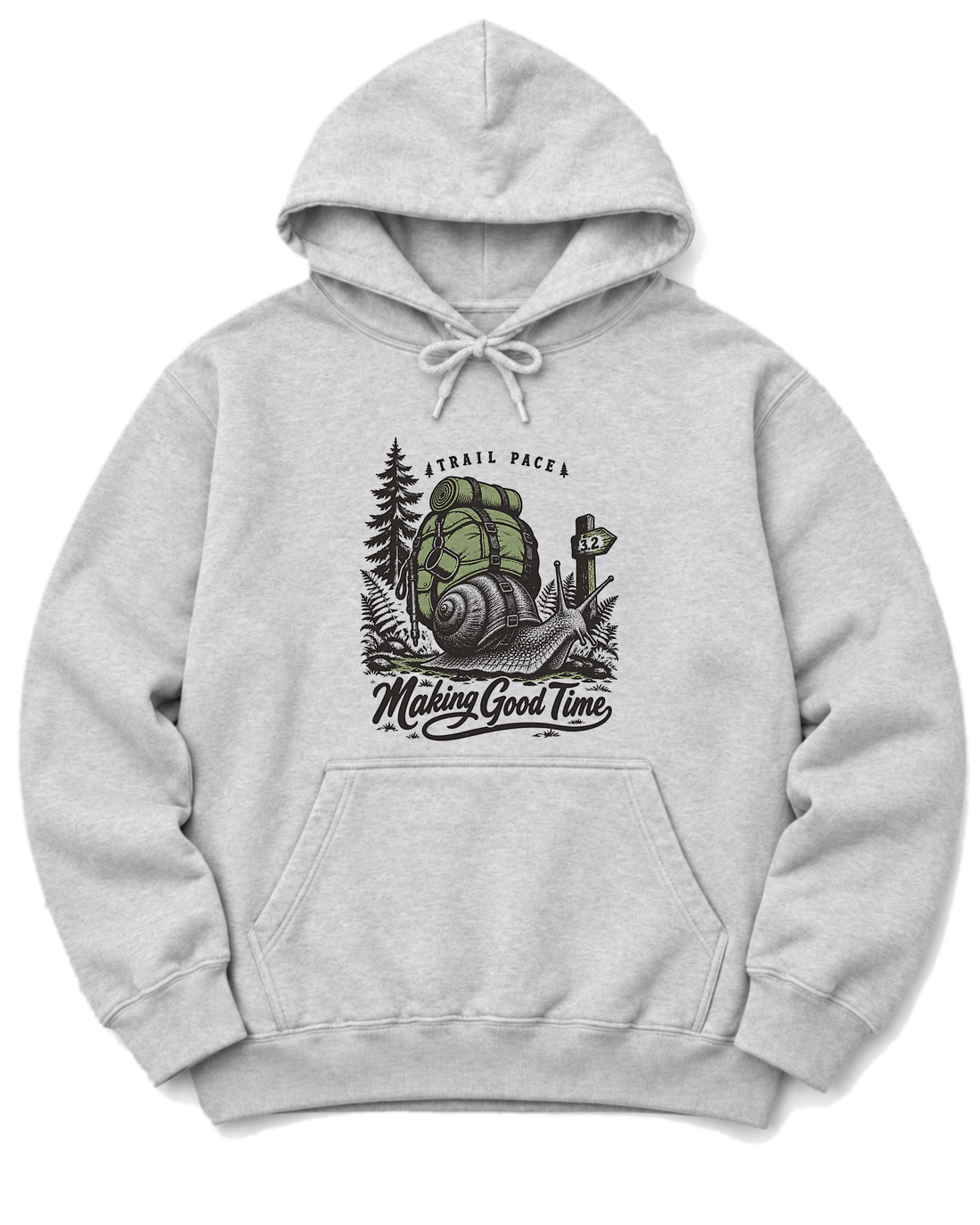 Making Good Time Hoodie - Ash