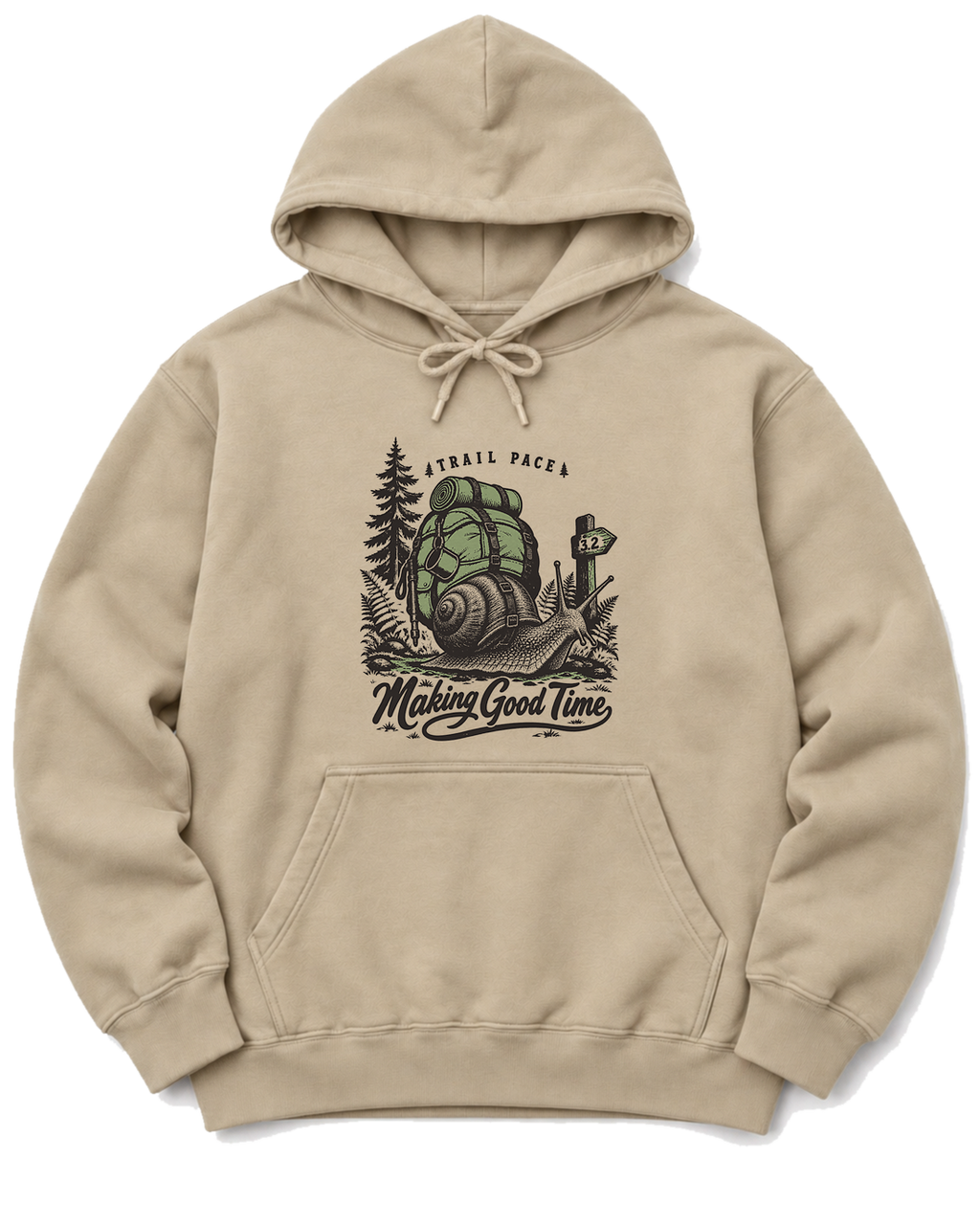 Making Good Time Hoodie - Sand