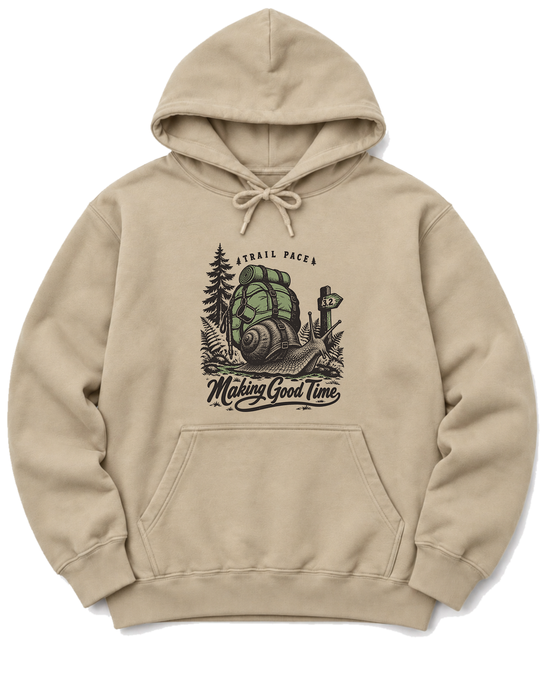 Making Good Time Hoodie - Sand