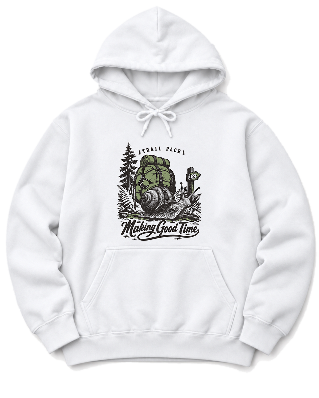 Making Good Time Hoodie - White