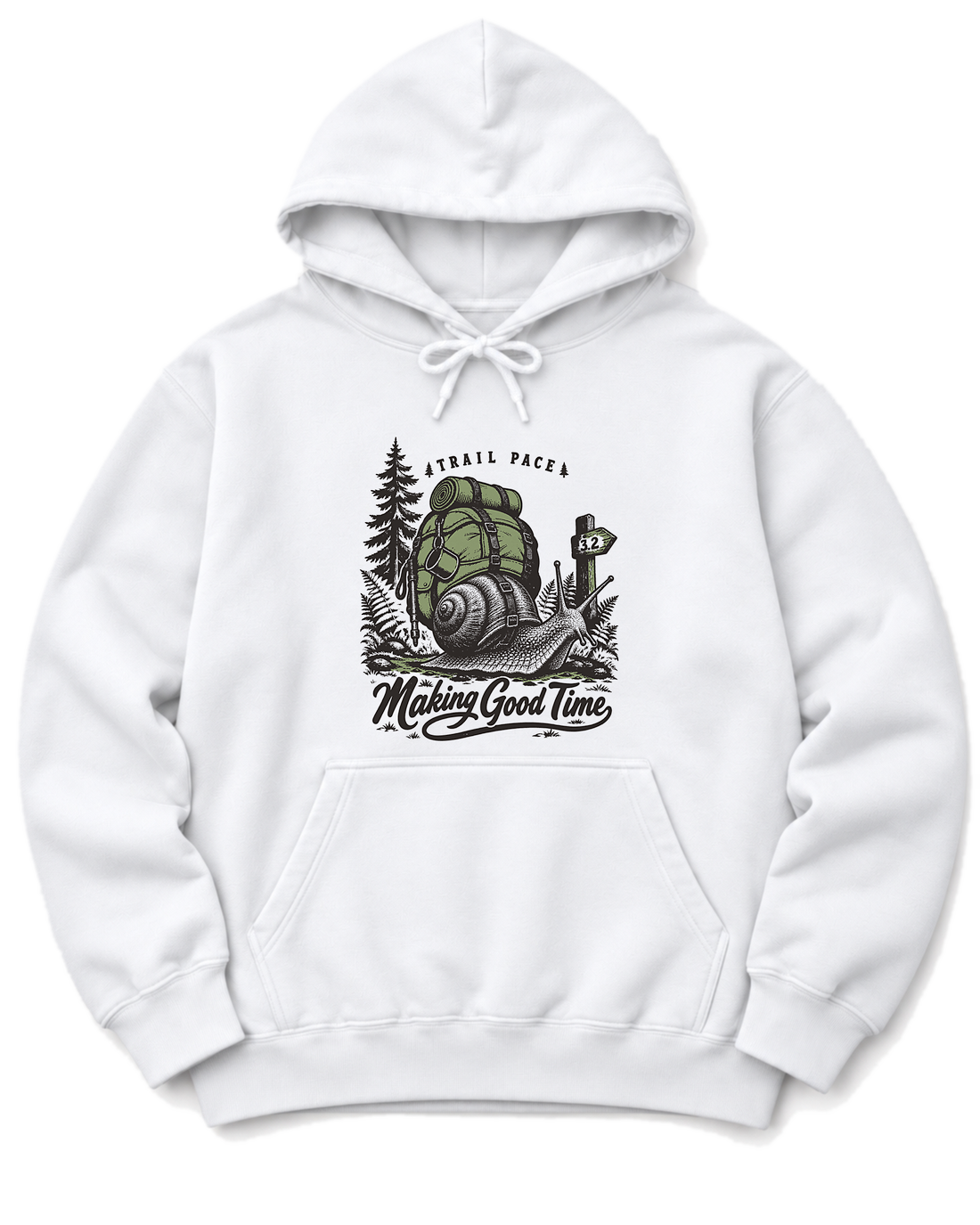 Making Good Time Hoodie - White