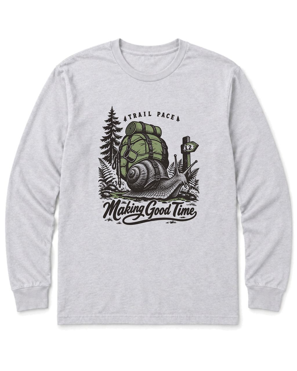 Making Good Time Long Sleeve Shirt - Ash