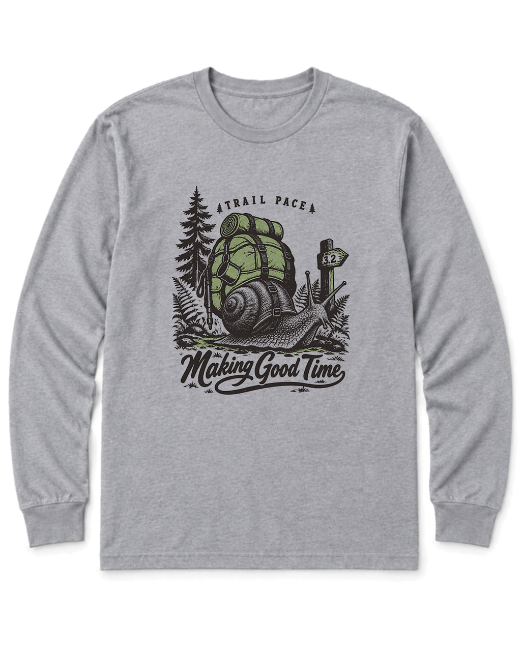 Making Good Time Long Sleeve Shirt - Sport Grey