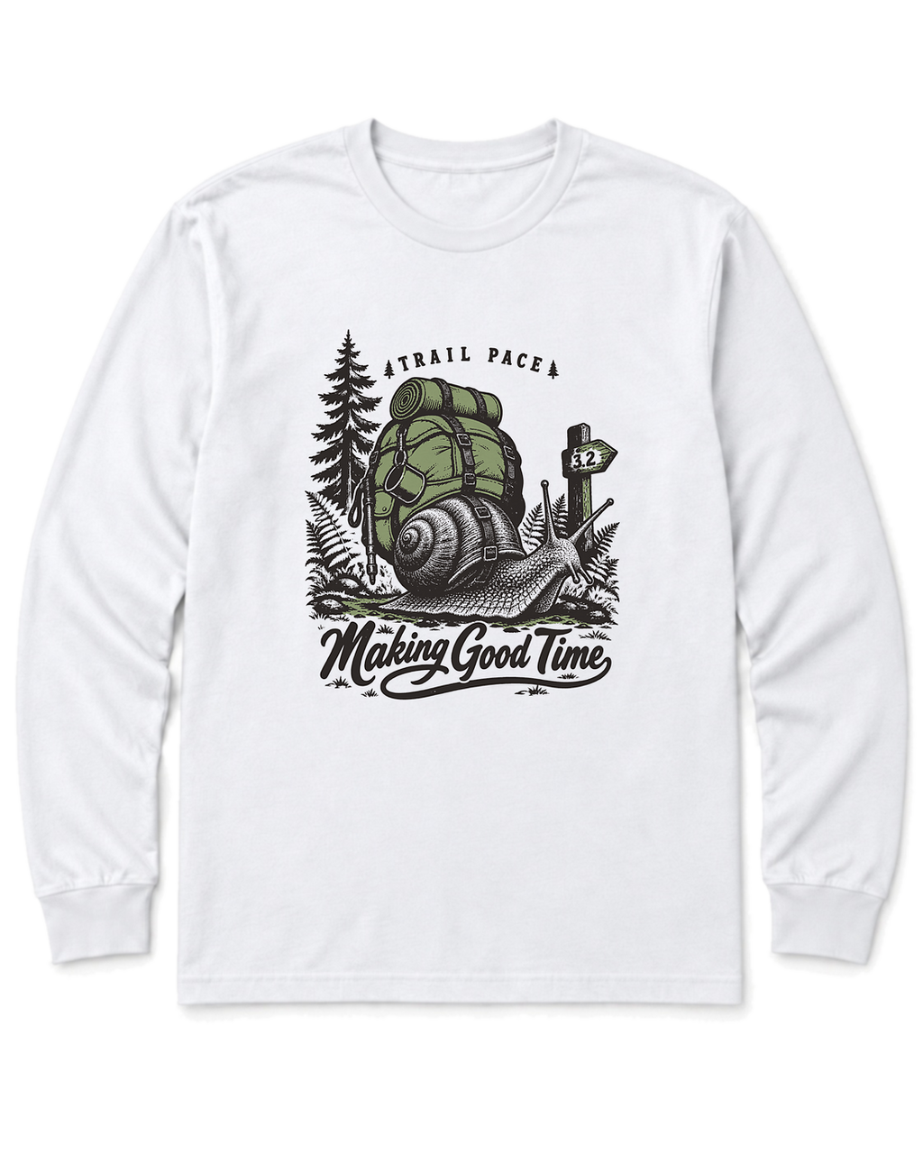 Making Good Time Long Sleeve Shirt - White