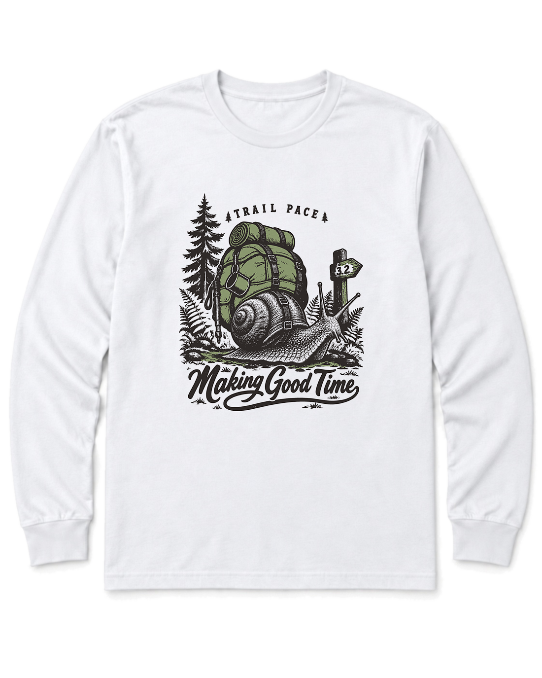 Making Good Time Long Sleeve Shirt - White