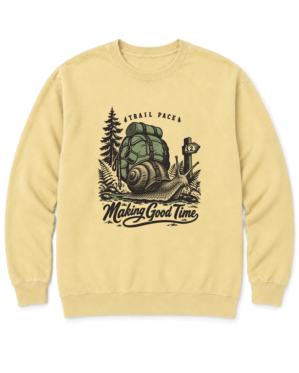 Making Good Time Sweatshirt - Butter