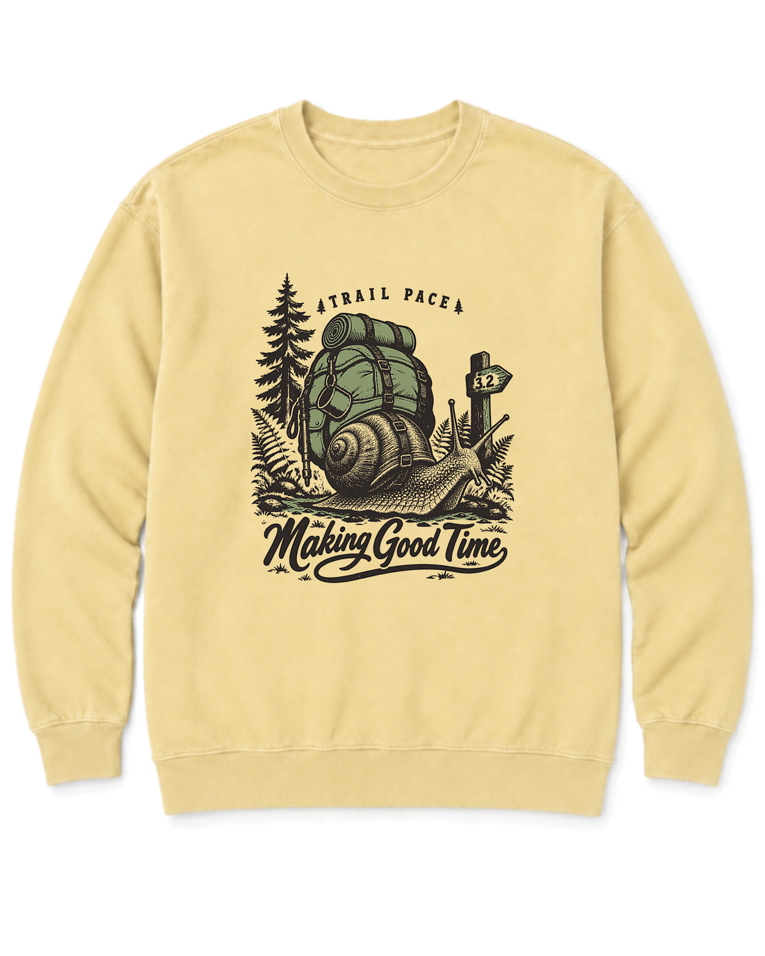 Making Good Time Sweatshirt - Butter