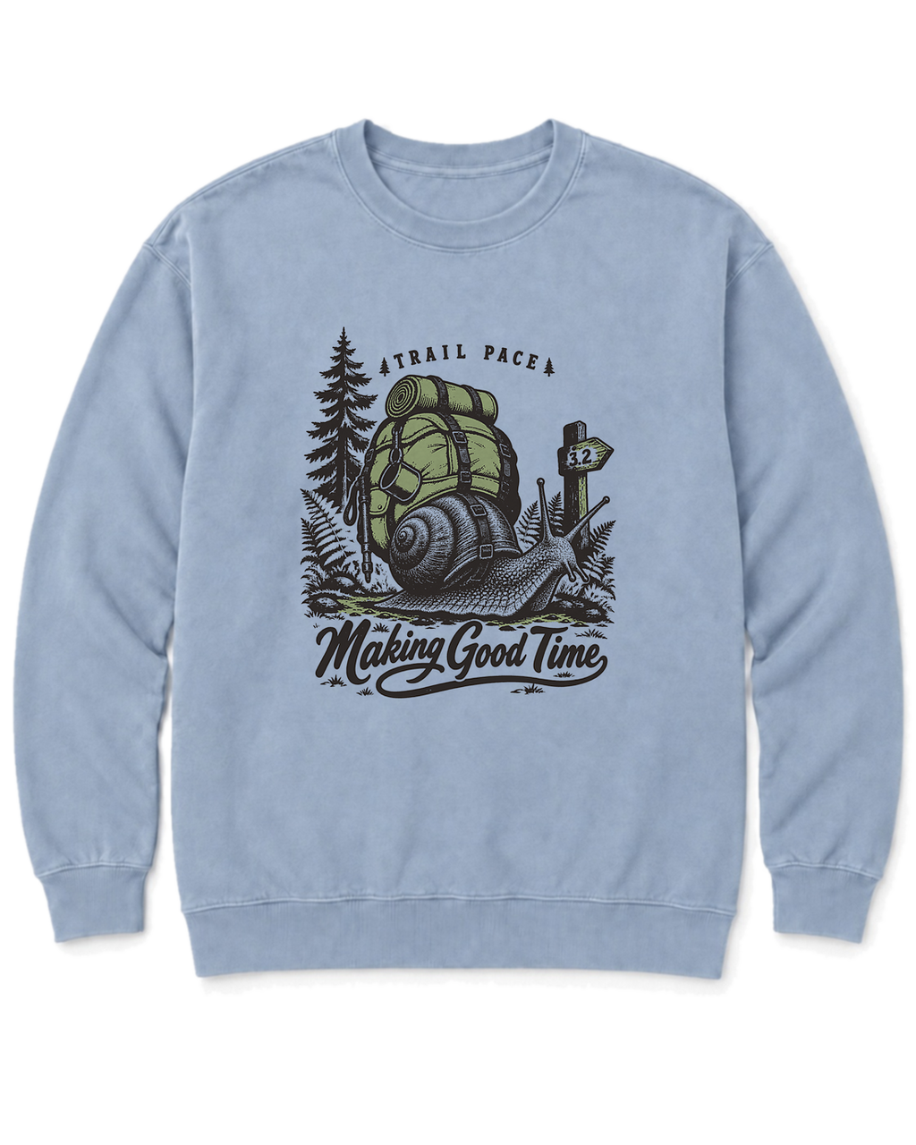 Making Good Time Sweatshirt - Chambray