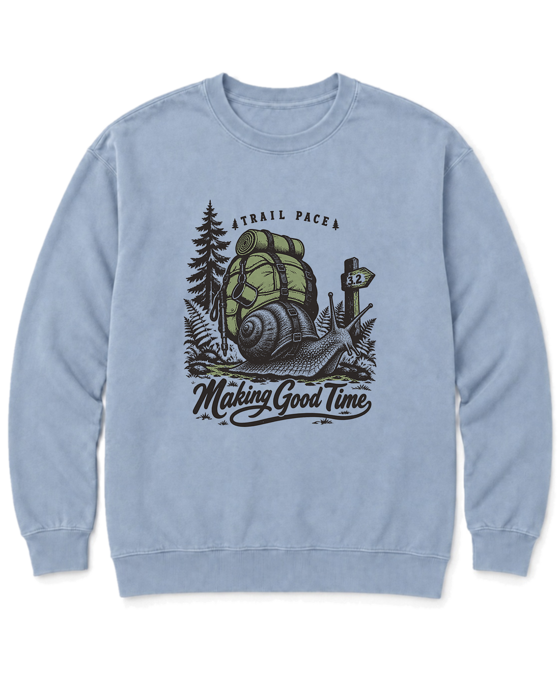 Making Good Time Sweatshirt - Chambray