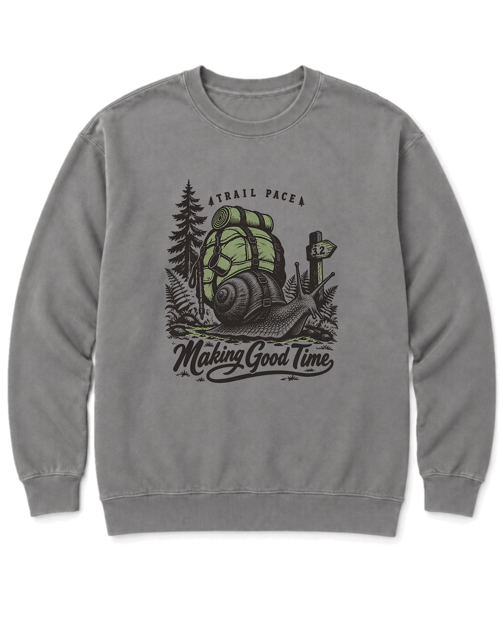 Making Good Time Sweatshirt - Grey