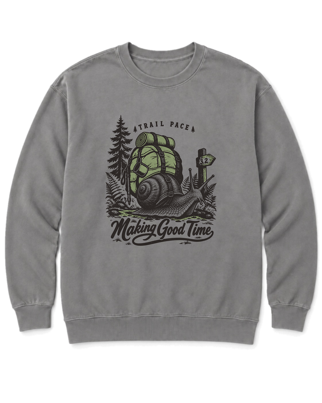 Making Good Time Sweatshirt - Grey