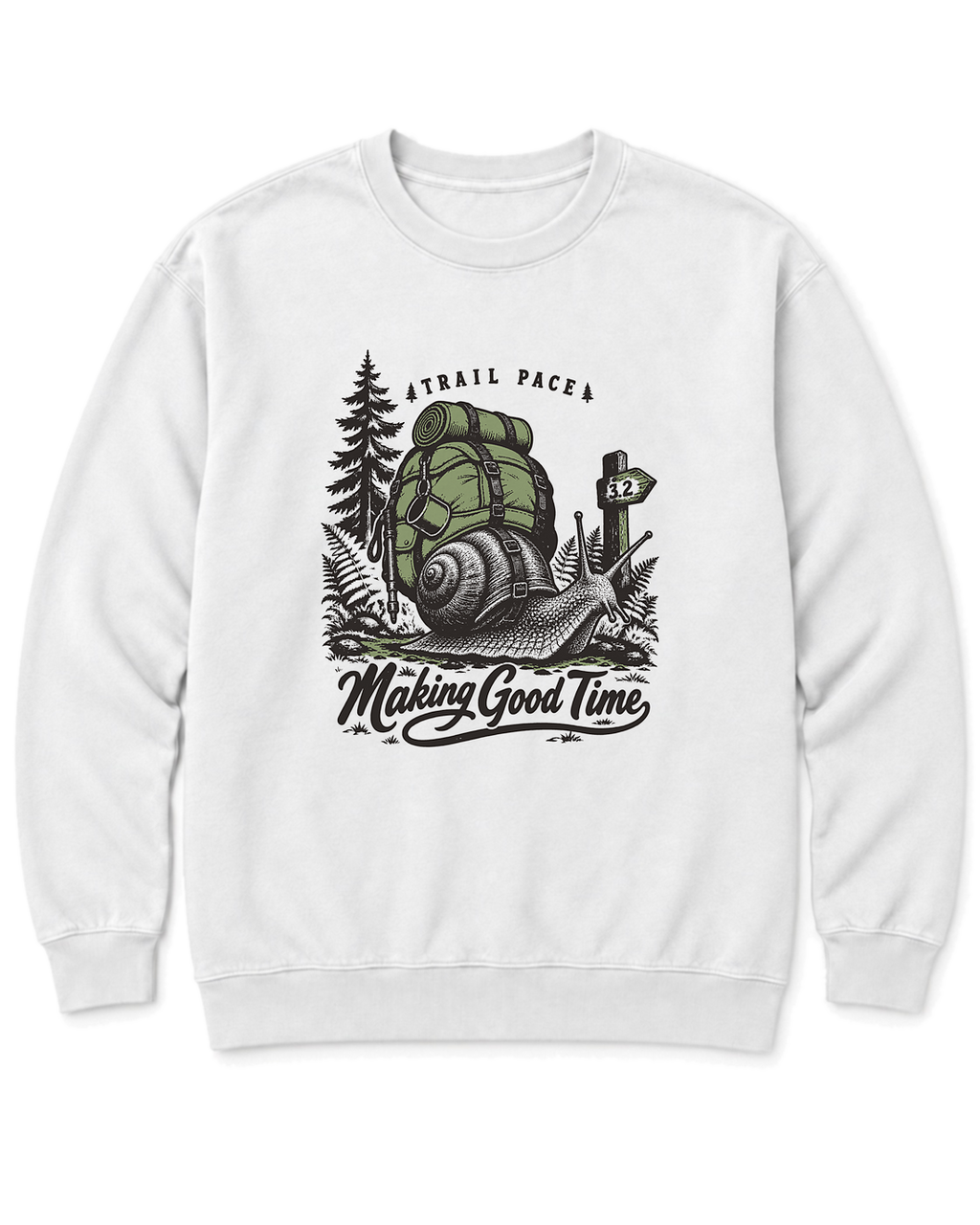 Making Good Time Sweatshirt - White