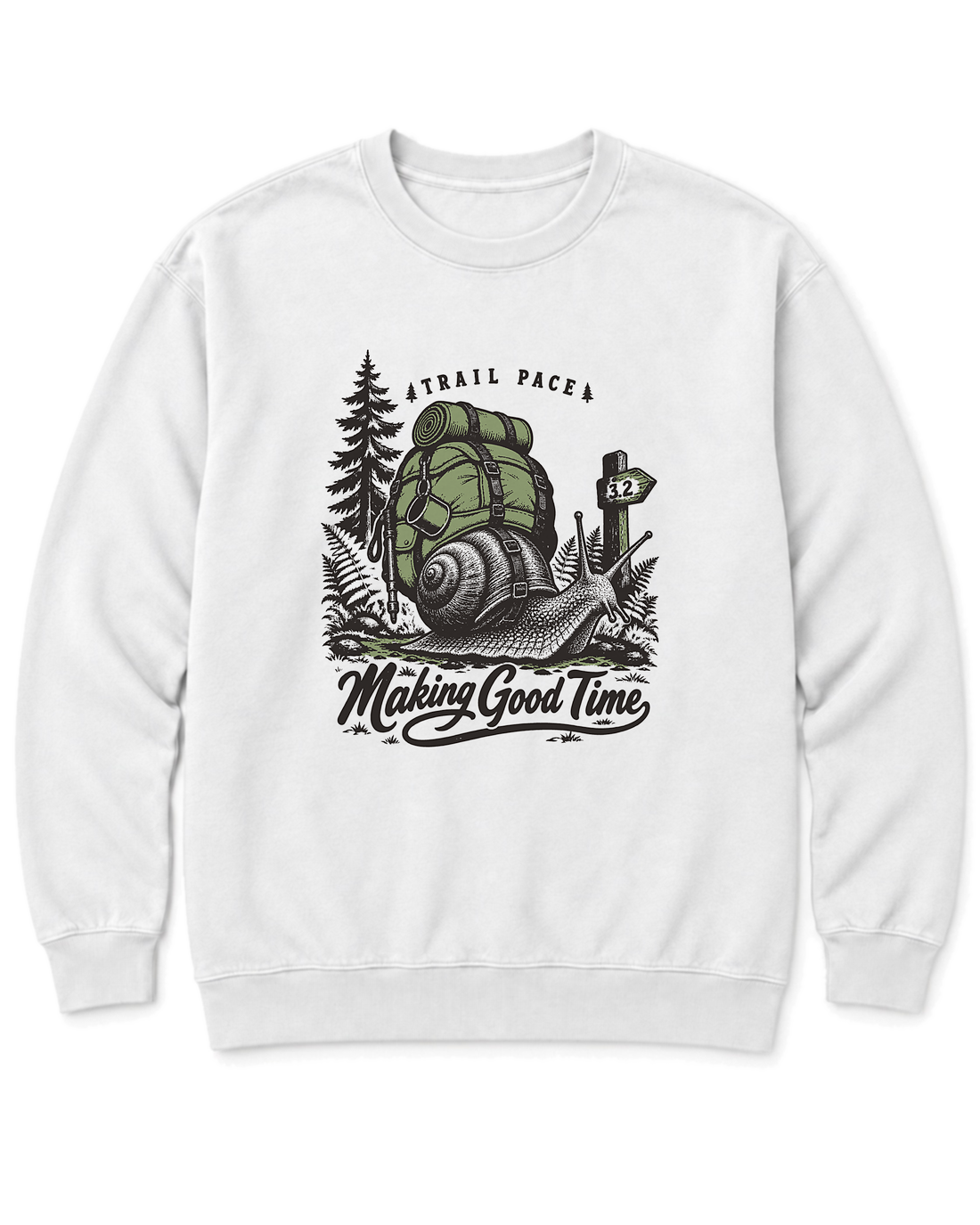 Making Good Time Sweatshirt - White