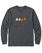 Marshmallow Stages Long Sleeve Shirt - Dark Heather