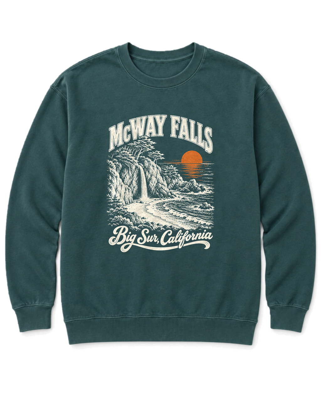 McWay Falls Sweatshirt - Blue Spruce