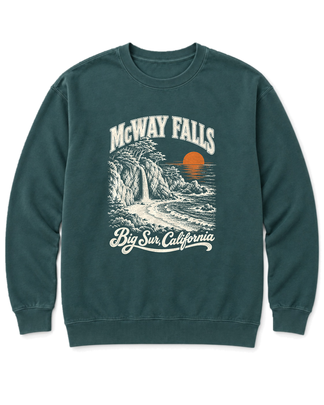 McWay Falls Sweatshirt - Blue Spruce