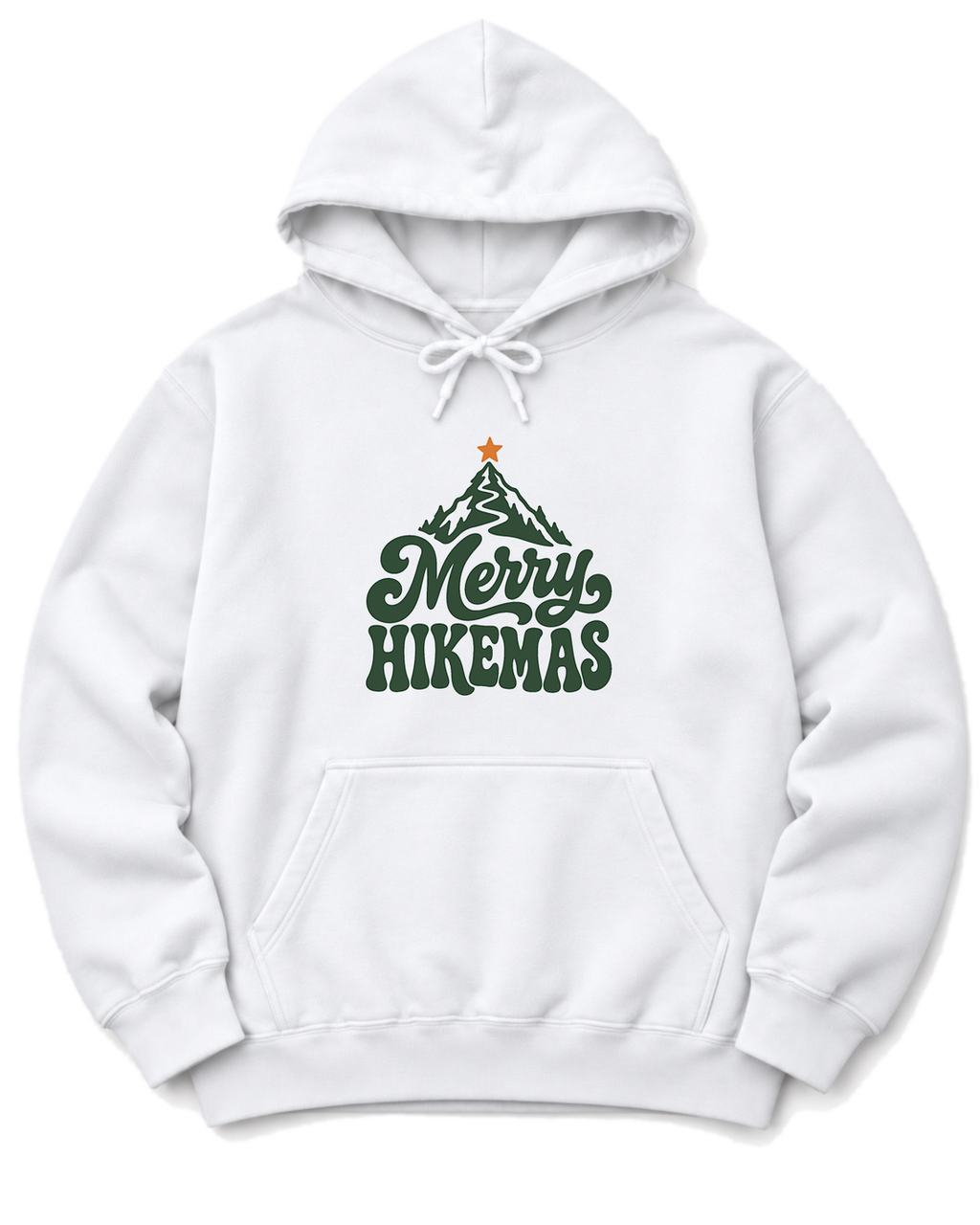 Merry Hikemas Hoodie - White