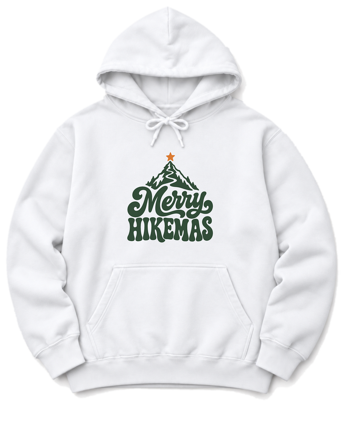 Merry Hikemas Hoodie - White