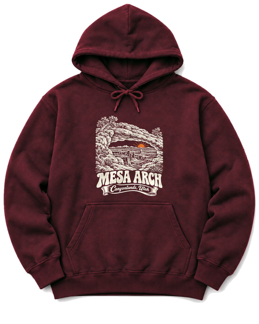 Mesa Arch Hoodie - Maroon