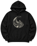 Moon Howl Hoodie - Black