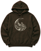 Moon Howl Hoodie - Dark Chocolate