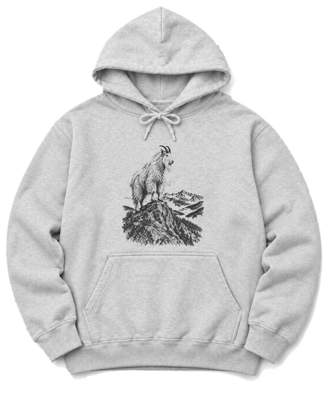 Mountain Goat Summit Hoodie - Ash