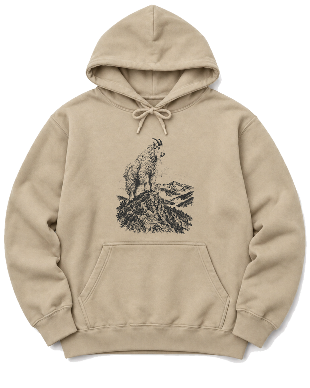 Mountain Goat Summit Hoodie - Sand