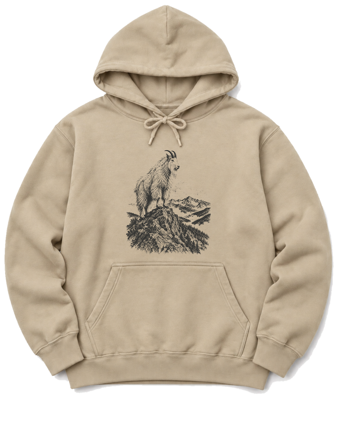 Mountain Goat Summit Hoodie - Sand
