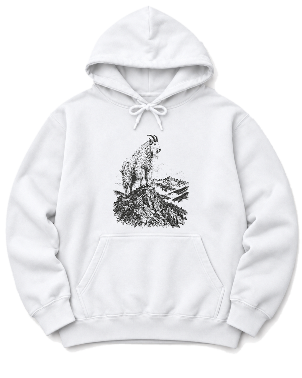 Mountain Goat Summit Hoodie - White