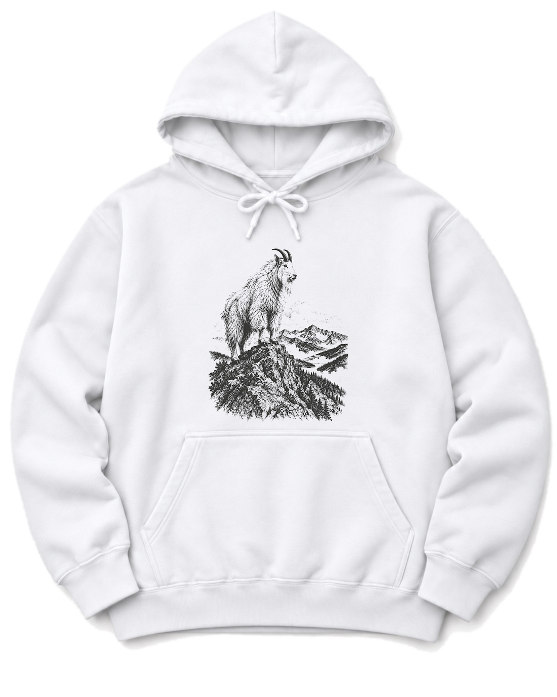 Mountain Goat Summit Hoodie - White