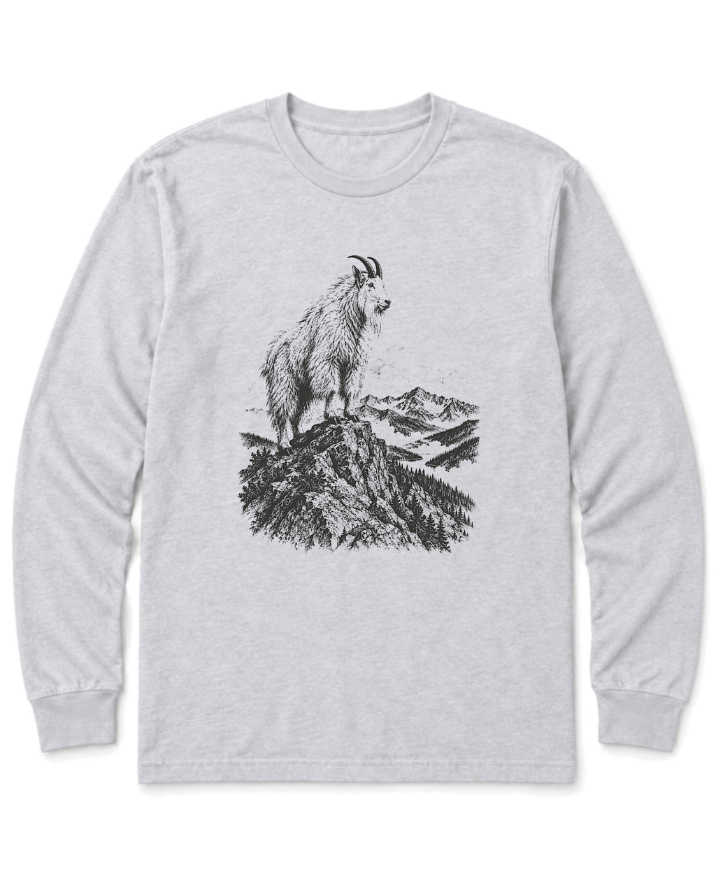 Mountain Goat Summit Long Sleeve Shirt - Ash