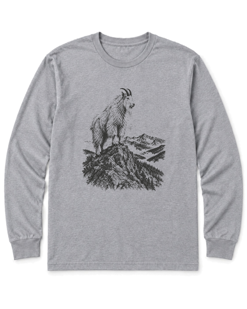 Mountain Goat Summit Long Sleeve Shirt - Sport Grey
