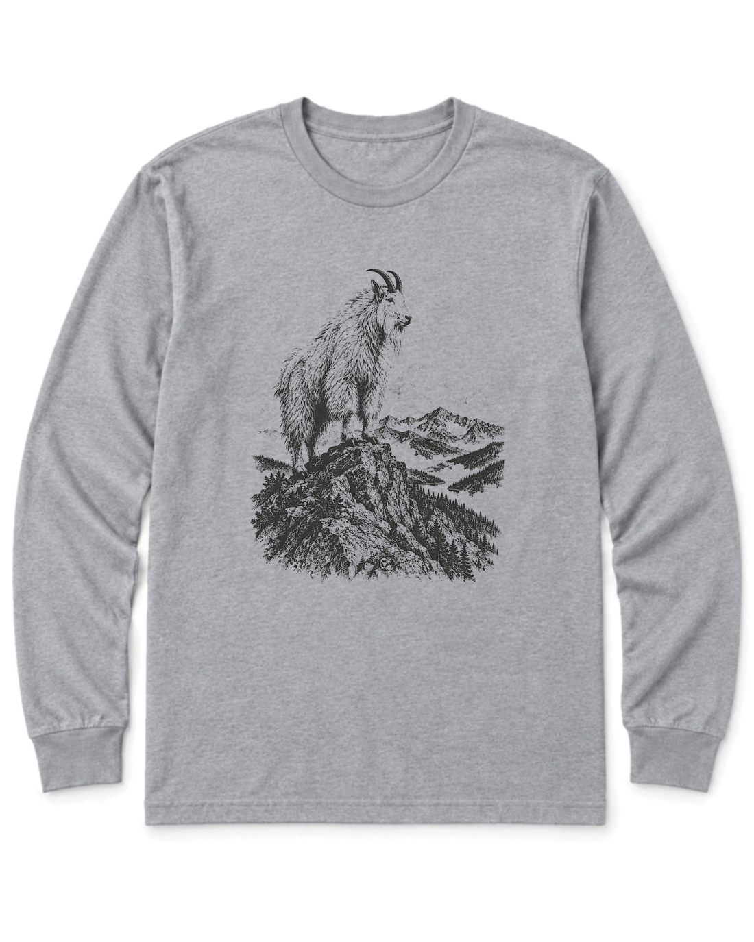 Mountain Goat Summit Long Sleeve Shirt - Sport Grey