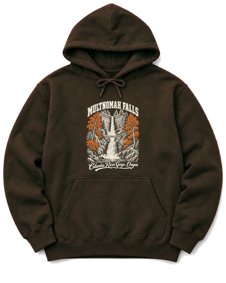 Multnomah Falls Hoodie - Dark Chocolate