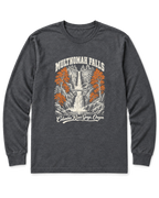 Multnomah Falls Long Sleeve Shirt - Dark Heather