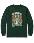 Multnomah Falls Long Sleeve Shirt - Forest Green