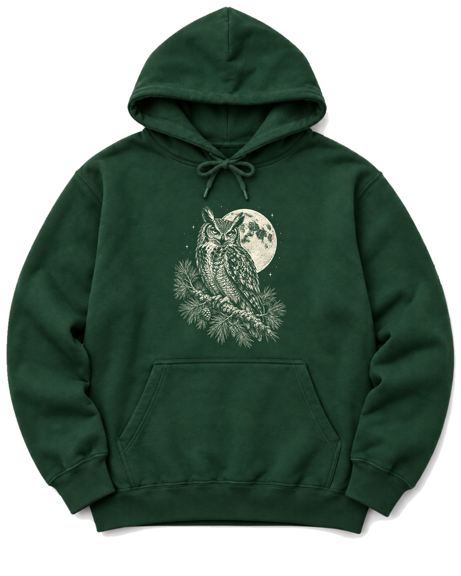 Night Watch Hoodie - Forest Green