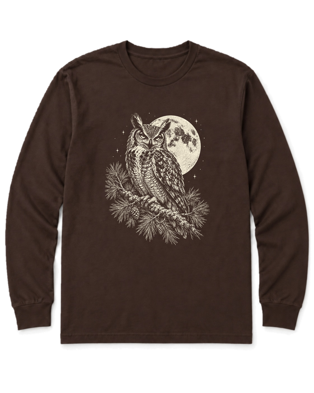 Night Watch Long Sleeve Shirt - Dark Chocolate