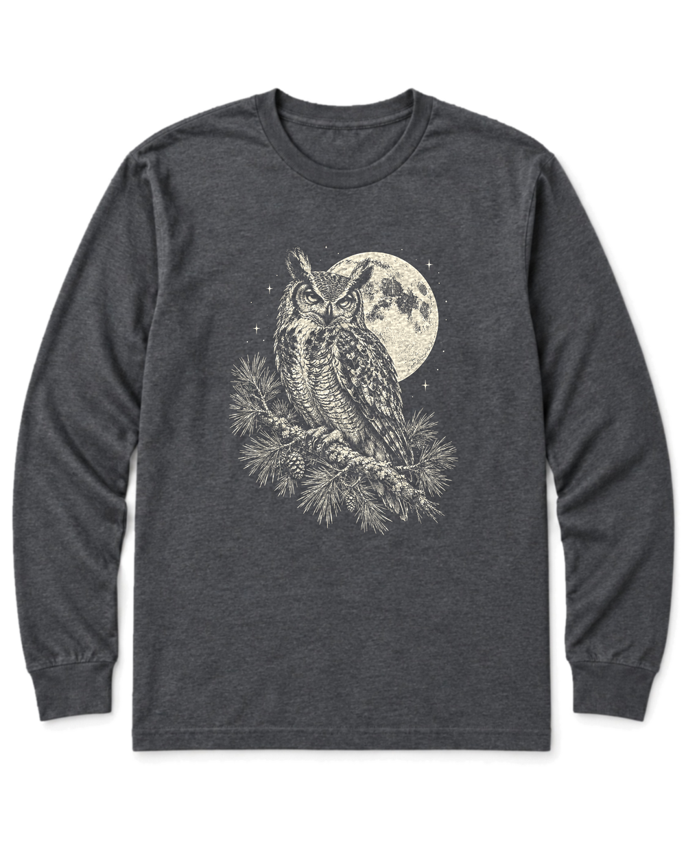 Night Watch Long Sleeve Shirt - Dark Heather