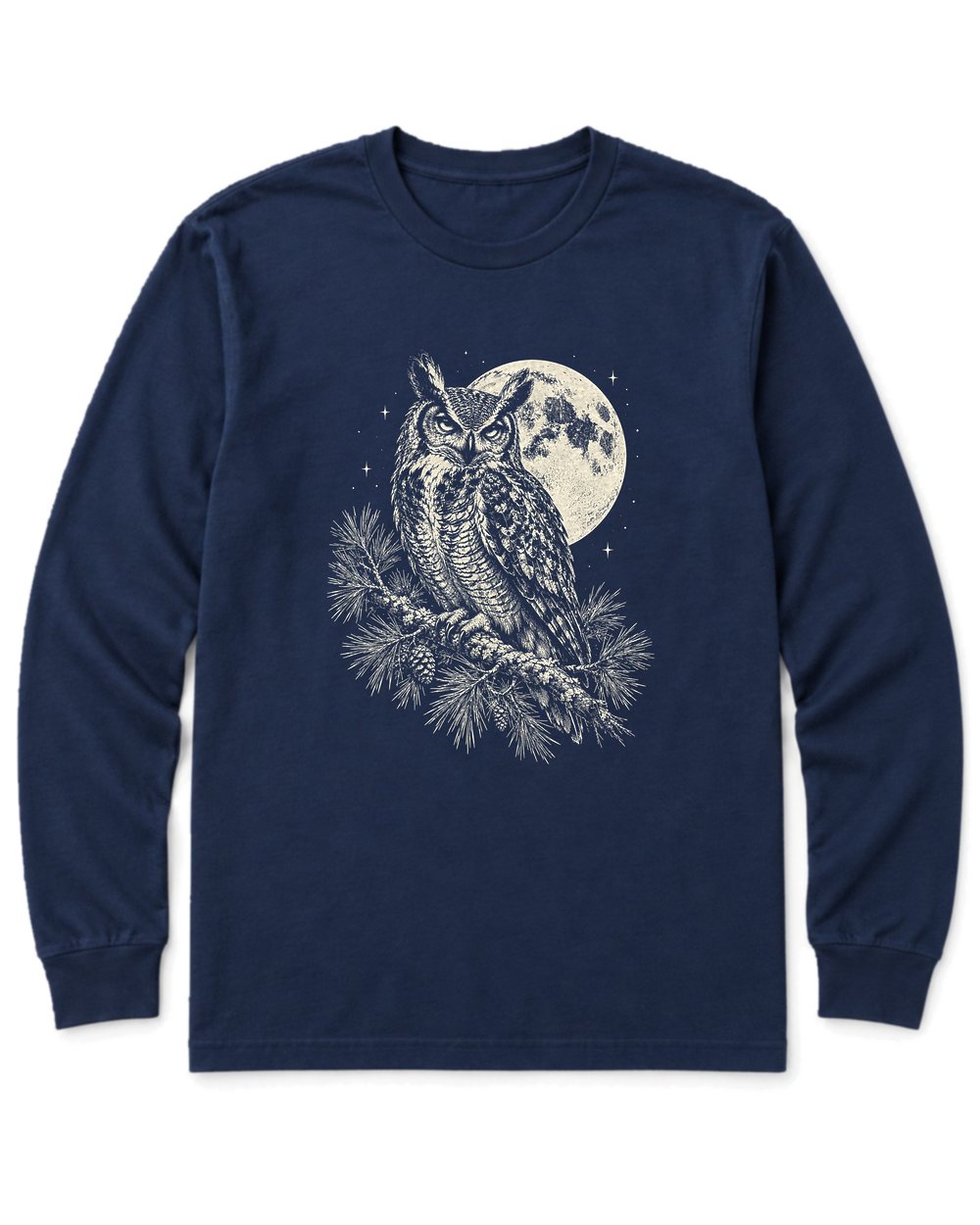 Night Watch Long Sleeve Shirt - Navy