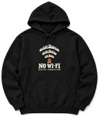 No Wi-Fi, Better Connection Hoodie - Black