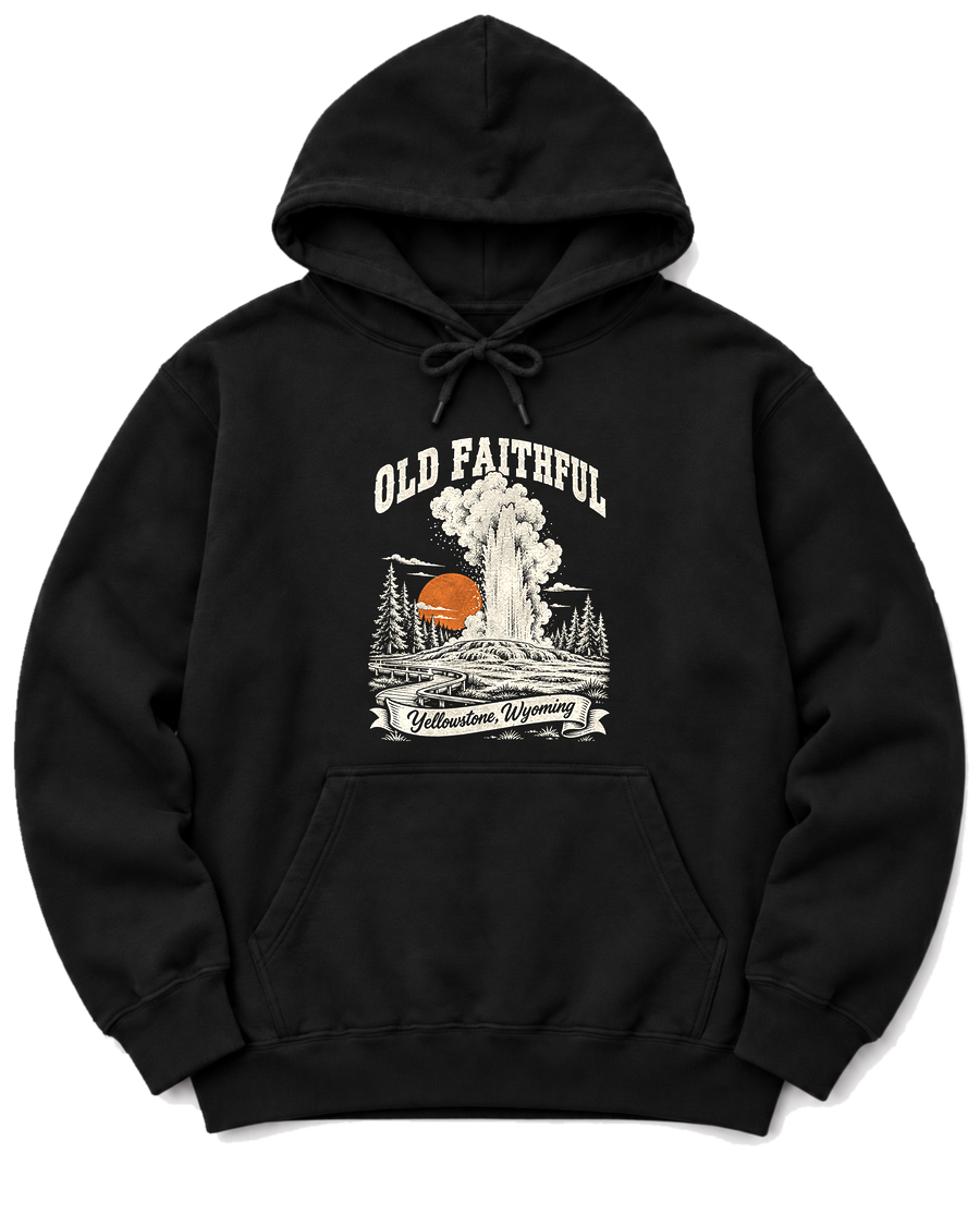 Old Faithful Hoodie - Black