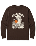 Old Faithful Long Sleeve Shirt - Dark Chocolate
