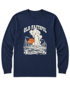 Old Faithful Long Sleeve Shirt - Navy