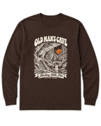 Old Man's Cave Long Sleeve Shirt - Dark Chocolate