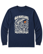 Old Man's Cave Long Sleeve Shirt - Navy