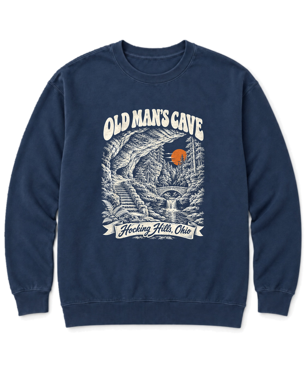 Old Man's Cave Sweatshirt - True Navy