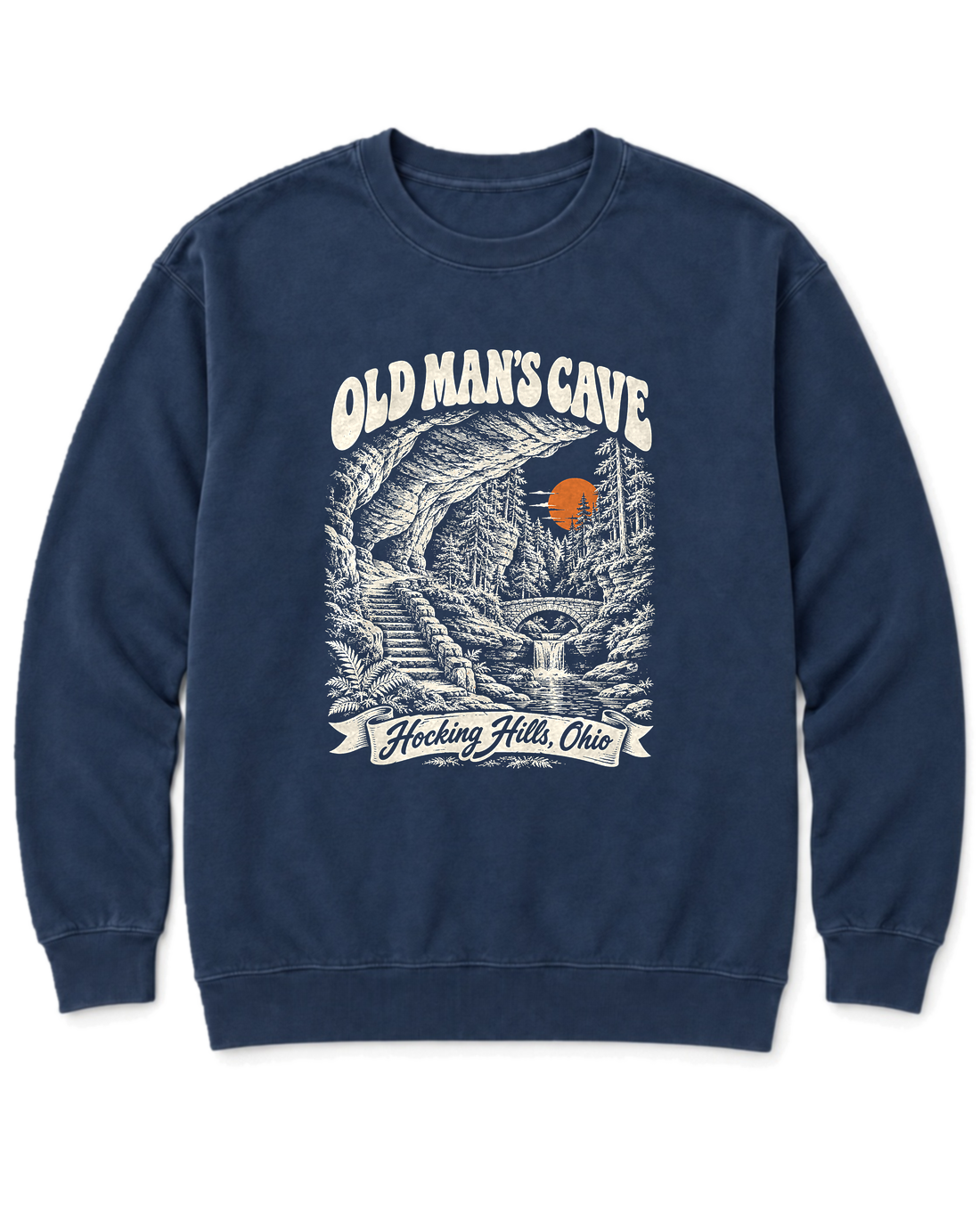 Old Man's Cave Sweatshirt - True Navy