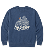 One Contour at a Time Sweatshirt - Denim