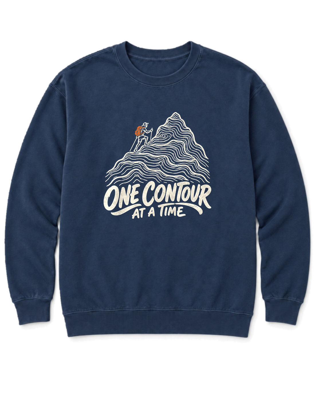One Contour at a Time Sweatshirt - True Navy